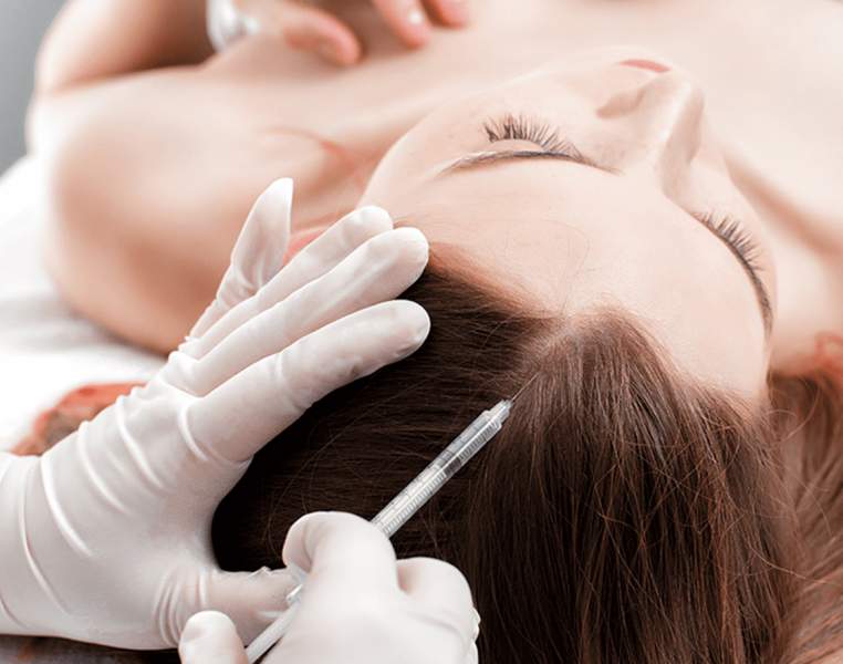 Baldness treatment by GFC Therapy